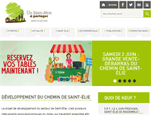 Tablet Screenshot of chemindesaintelie.com